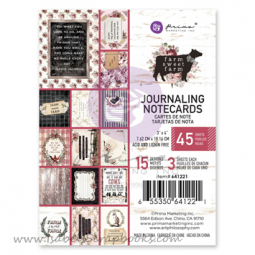 Prima-Farm Sweet Farm Journaling notecards